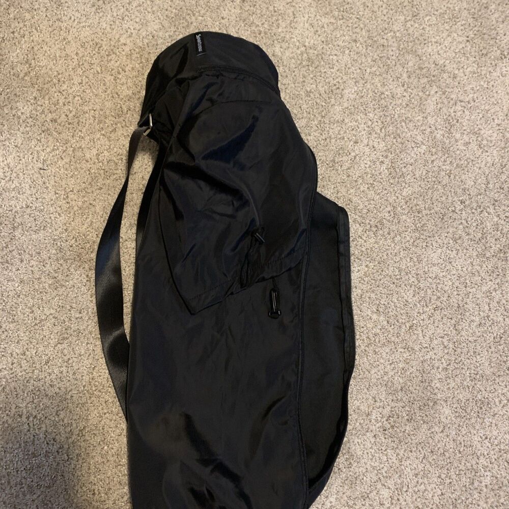 Sportsnew Yoga Mat Bag Full Zip Yoga Mat Carrier Bag with Drawstring Wet Pocket